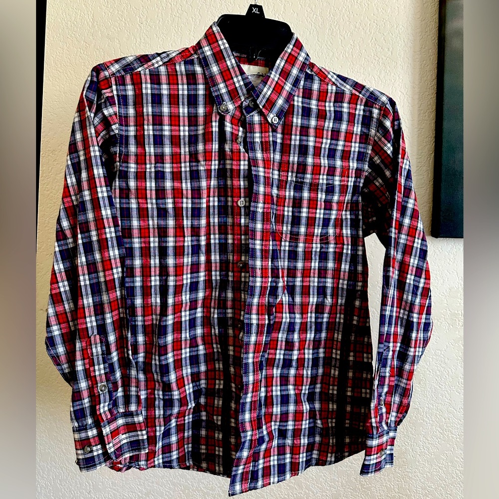 Wrangler Riata boys size Lg 10-12 shirt in good condition